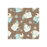 I Love Sn'Gnomies Brown Hot Cocoa Cup Gnomes Flannel